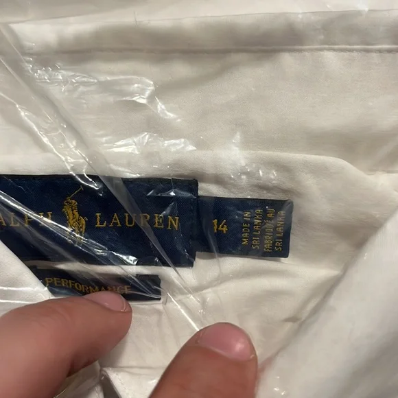 $100 Polo Ralph Lauren US Open Short Sleeve Cuffed Button Down Shirt VTG NWT - Picture 9 of 9